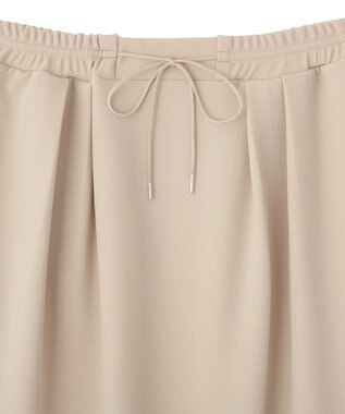Green Parks 楽ちんリップルＩラインスカート Light Beige