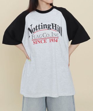 WEGO レタリングラグランT