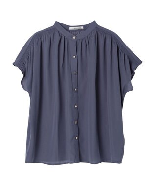 Green Parks ・ＥＬＥＮＣＡＲＥ　ＤＵＥ　イロイロ釦ドルマンブラウス Blue