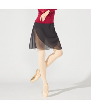 Chacott 巻きスカート ブラック