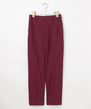 ANY SIS ビューティサーモ2WAYストレッチ テーパードパンツ ボルドー