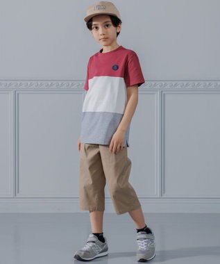 J.PRESS KIDS 【140-170cm】コットンストレッチ 7分丈パンツ ベージュ系