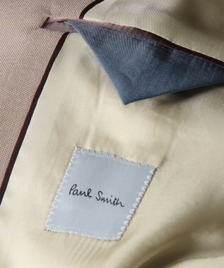 Paul Smith トロピカル ウール ノーカラージャケット ライトベージュ
