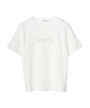 Green Parks ・ＲＡＹ　ＣＡＳＳＩＮ　パールドットロゴＴシャツ Off White