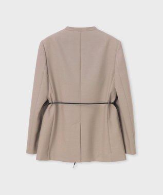 Paul Smith トロピカル ウール ノーカラージャケット ライトベージュ