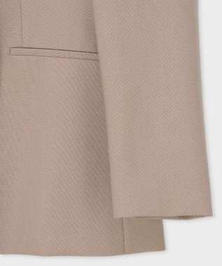 Paul Smith トロピカル ウール ノーカラージャケット ライトベージュ