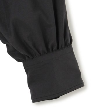 23区 S 【一部店舗限定/UVケア/接触冷感/撥水】ブライトタイプライター ボウタイ ブラウス ブラック系