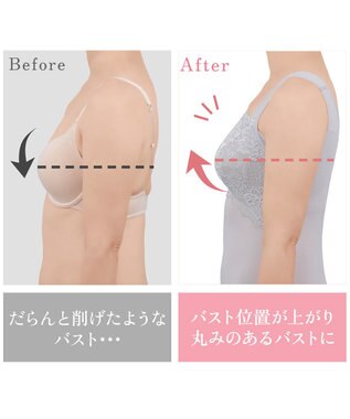 BRADELIS New York 【BRADELIS NewYork peace】　ハッピーバストアップブラキャミソール24 モーヴ