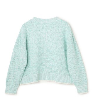 UNFILO メランジリンクス ニット グリーンMIX