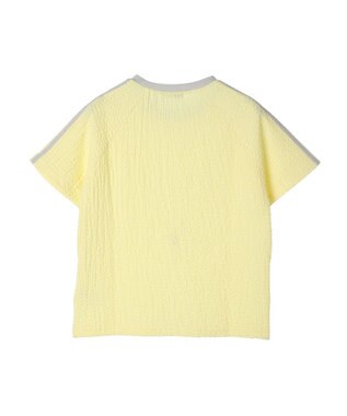 earth music&ecology ラインジャガードプルオーバー Yellow