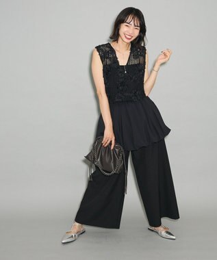 Green Parks ・ＥＬＥＮＣＡＲＥ　ＤＵＥ　バルーンミニスカート Black