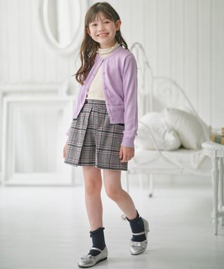 組曲 KIDS 【110-140㎝】クラシック カーディガン ラベンダー