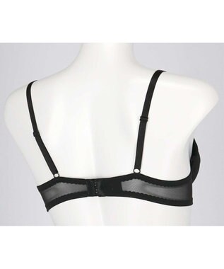 une nana cool 胸もとフィットをリボンでキープ リボンブラ BL