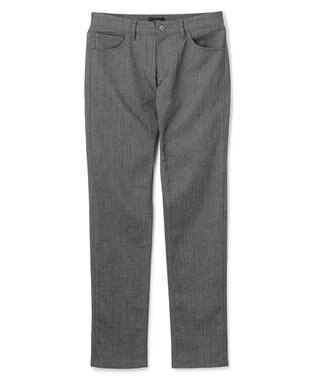 JOSEPH HOMME ソフトヘリンボンストレッチ / CIGAR 5P グレー系