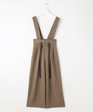 Feroux 【2WAY】サス付きリボン パンツ ダークブラウン系