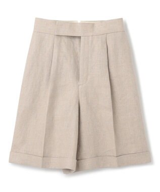 uncrave ヘリンボーン リネン ショートパンツ（uncrave WHITE） フラックスA