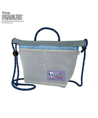 ROOTOTE 8438【スヌーピー】IP.サコッシュ.ポリ.ピーナッツ-0F 03：サックス