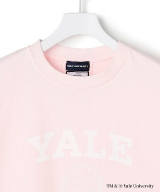 J.PRESS YORK STREET 【YALE別注】【UNISEX】カレッジ プリント Tシャツ ピンク系