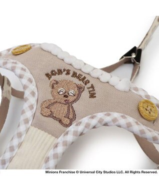 PET PARADISE ミニオン ティム リード付きハーネス 《チェック柄》  ３Ｓ 小型犬 チェック柄