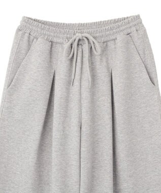 CRAFT STANDARD BOUTIQUE ダンボールニットタックパンツ Gray Mixture