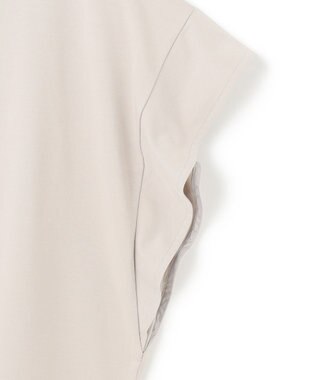 UNFILO フレアスリーブ Tシャツ グレージュ