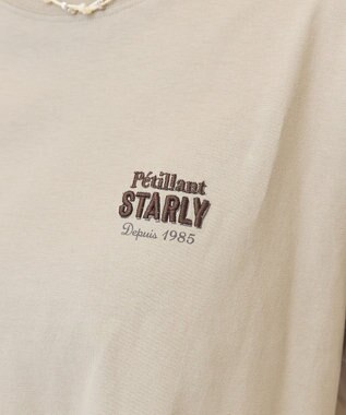 AMERICAN HOLIC STARLY 刺繍ロゴTシャツ Mocha