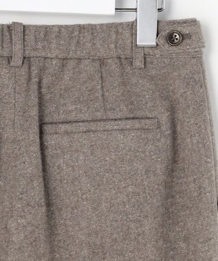 J.PRESS LADIES シルクネップツイード スレート パンツ モカ系