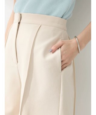 earth music&ecology カットツイルショートパンツ Light Beige