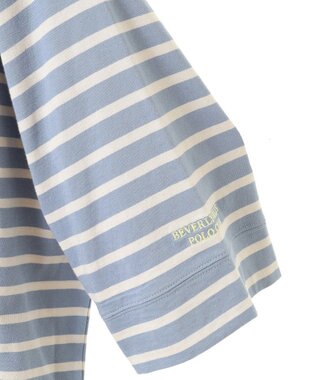 CRAFT STANDARD BOUTIQUE 【別注】BHPC/刺繍ワイドスリーブTEE Border Blue