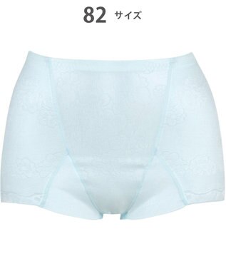 Wing ガードル 【キュッとアップパンツ】 ヒップをまるくメリハリあるラインに ラクにおなか押さえ ショート丈 KQ0545 ウイング／ワコール ブルー