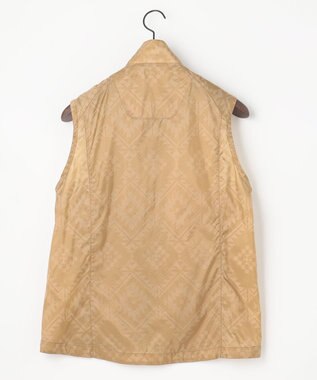 JOSEPH ABBOUD MOUNTAIN 【UNISEX】ポケッタブル ネイティブモチーベスト ベージュ系7