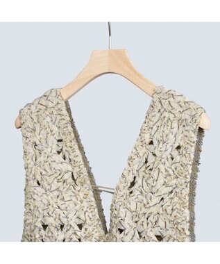 COQ 【刺繍・前後着用可能】TENTACLE ベージュ