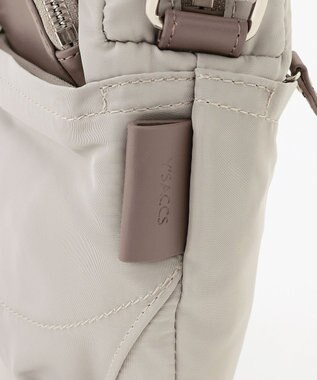 Y'SACCS ポリエステルツイル ポシェット グレージュ