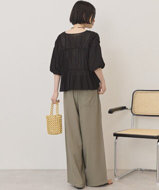 AMERICAN HOLIC フロントリボンブラウス Black