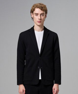 JOSEPH HOMME 【オリジナル素材】ライトタックジャージー　カットソージャケット ブラック系