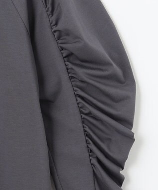 #Newans 【ANSWER for シティライフ】乾燥機対応！ギャザースリーブカットソー グレー系