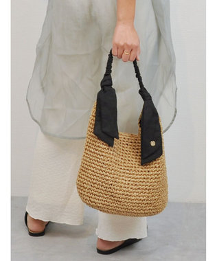 UNBILLION cachecache 下がりリボンワンハンドルトートバッグ