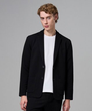 JOSEPH HOMME 【オリジナル素材】ライトタックジャージー　カットソージャケット ブラック系