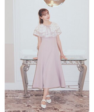 earth music&ecology ＳＥＴ２点レースボレロ＋キャミワンピース Pink