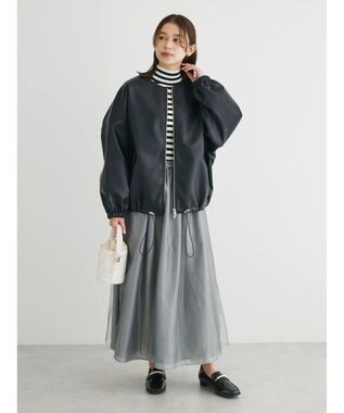 Green Parks ２ｗａｙ　リバーシブルシャイニーチュールスカートII Gray