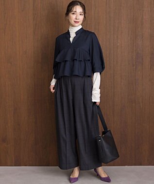 組曲 L ハイツイストシアー インナータートル ホワイト系