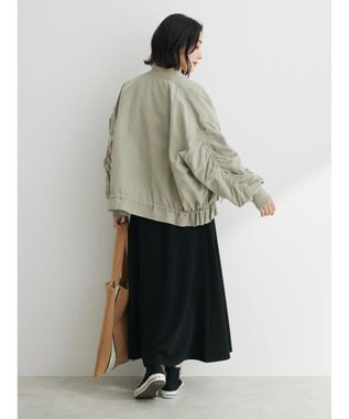 Green Parks 袖ギャザーＭＡー１ブルゾン Khaki