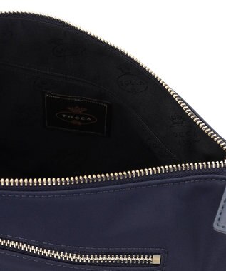TOCCA CUSHION SILHOUETTE NYLON BAG マルチWAY バッグ ネイビー系