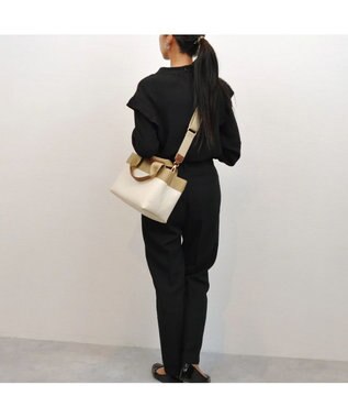 UNBILLION cachecache テープディテール2wayパーテーショントート アイボリー