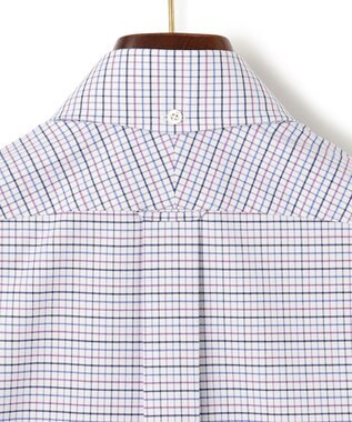 J.PRESS MEN 【WEB・一部店舗限定】オックスフォードトリプルカラーチェック 半袖シャツ/B.D ピンク系3