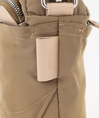 Y'SACCS ポリエステルツイル ポシェット ベージュ