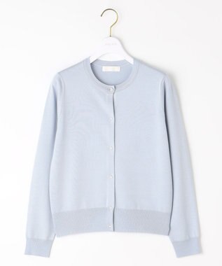 ANY SIS 【洗える】ベーシック カーディガン ライトブルー