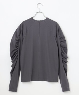 #Newans 【ANSWER for シティライフ】乾燥機対応！ギャザースリーブカットソー グレー系