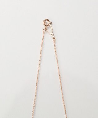 Phoebe 【金属アレルギー対応】スリービジューミニハートネックレス シャンパンゴールド