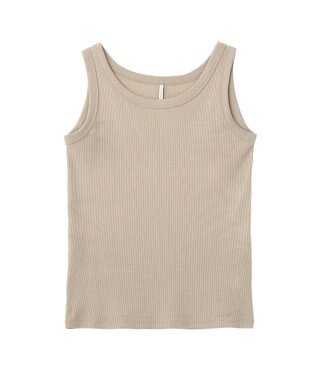 AMERICAN HOLIC テレコタンクトップ Gray Beige